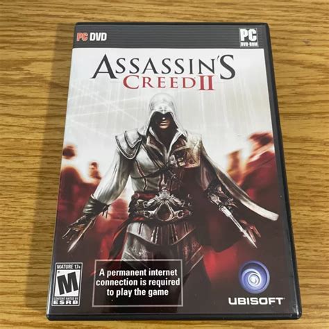 Assassins Creed Ii 2 Pc Dvd Rom 2010 Video Game Software Ubisoft