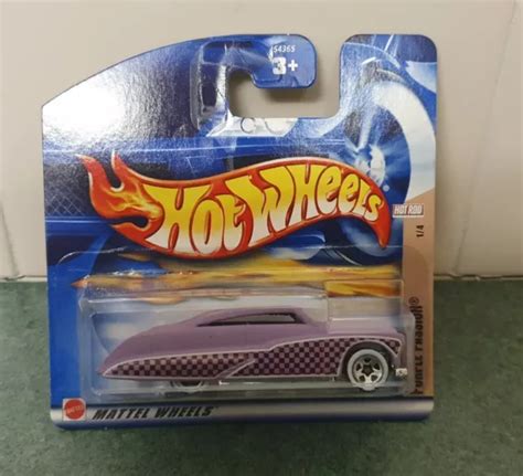 2002 Hot Wheels Mattel Wheels Hot Rod Purple Passion Number 107 New