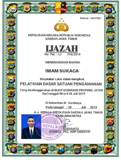 Ijazah Satpam Pdf