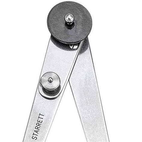 Starrett 8 Inch Leg Lock Joint Steel Hermaphrodite Caliper 80681976 Msc Industrial Supply