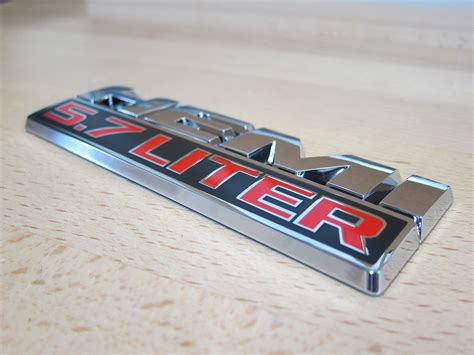 DODGE RAM CHRYSLER JEEP HEMI 5 7 LITER EMBLEM NAMEPLATE BADGE LOGO