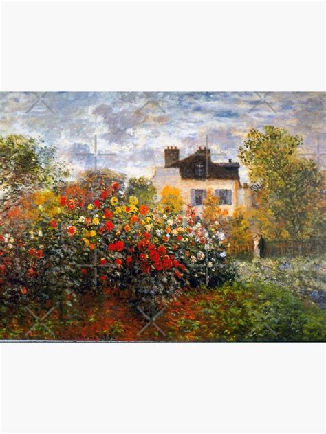 The Artist S Garden In Argenteuil By Claude Monet French