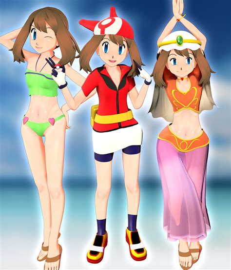 OUTDATED May / Haruka from Pokemon Anime 3D Model by banchouforte on ...