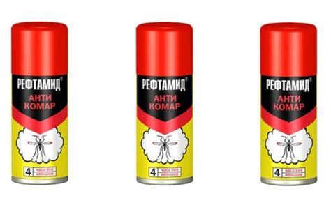 РЕФТАМИД Антикомар 100 мл * 3 штуки - купить с доставкой по выгодным ...