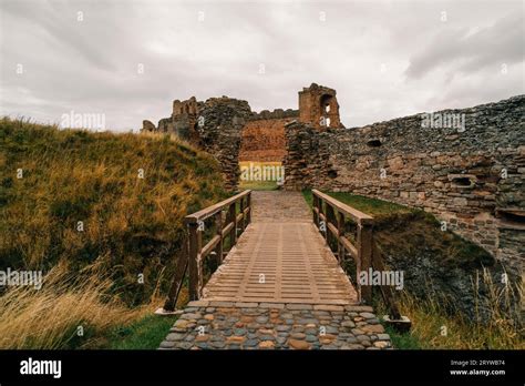 old street with historic buildings in the town centre of Alnwick in ...