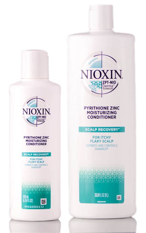 Nioxin Scalp Recovery Pyrithione Zinc Moisturizing Conditioner For Itchy Flaky Scalp