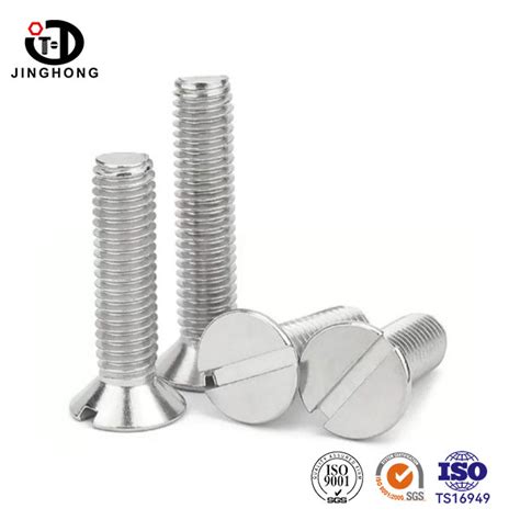 China Slotted Countersunk Flat Head Screws Suppliers Manufacturers