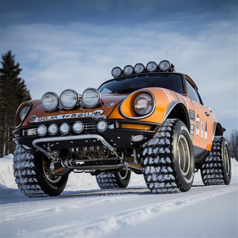 Premium Ai Image Professional Photo Of A Modified Snowmobile