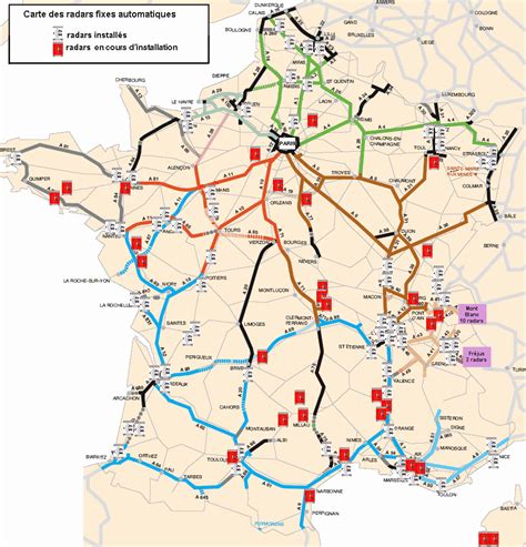 Autoroutes Frankrijk Kaart Vogels