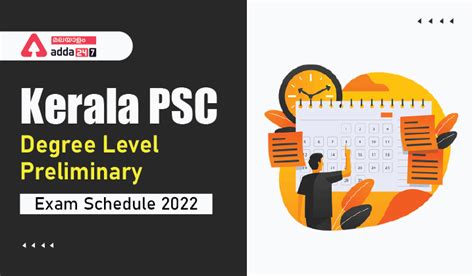 Kerala Psc Degree Level Preliminary Exam Calendar Pdf