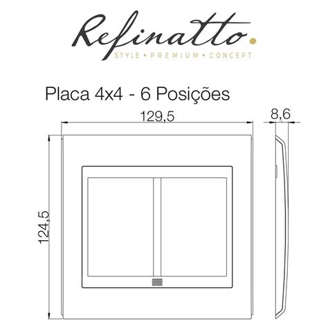 Placa X Postos Branca Style Acetinado Weg Refinatto Broketto