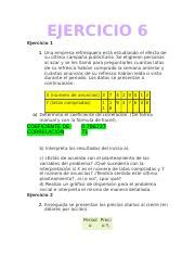 EJERCICIO 6 Tarea Alexa Docx EJERCICIO 6 Ejercicio 1 1 Una Empresa