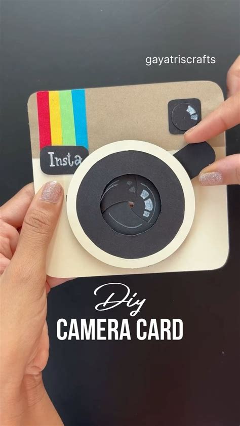 Gayatri Chouhan On Instagram DIY Camera Card Diy Crafts