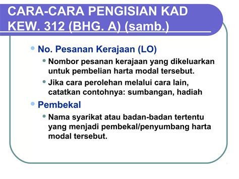 Tatacara Pengurusan Harta Modal Ppt