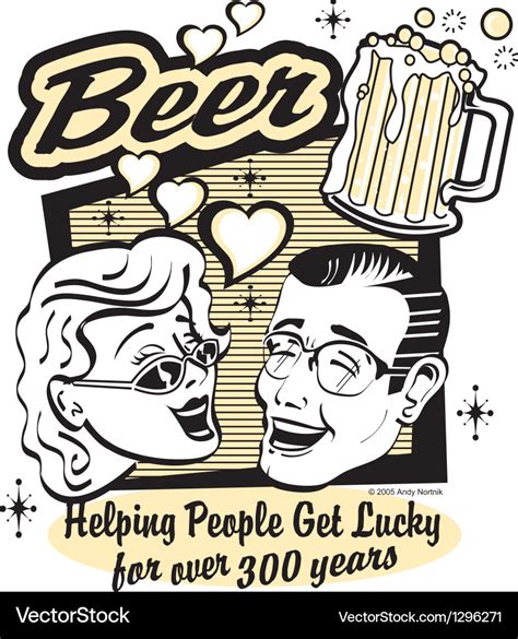 Beer Humor Royalty Free Vector Image Vectorstock