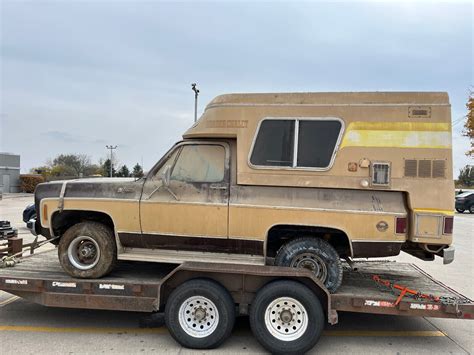 K Camper Barn Find Chevrolet Blazer Chalet Barn Finds