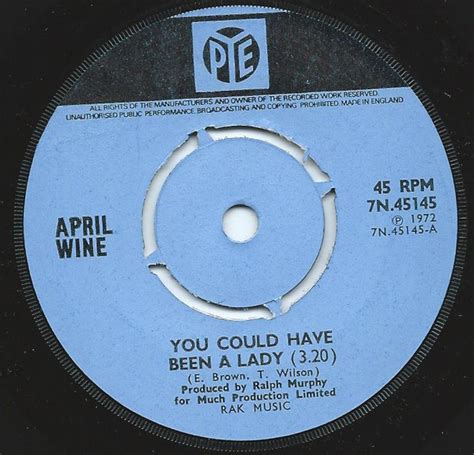 April Wine - You Could Have Been A Lady (1972, Vinyl) | Discogs