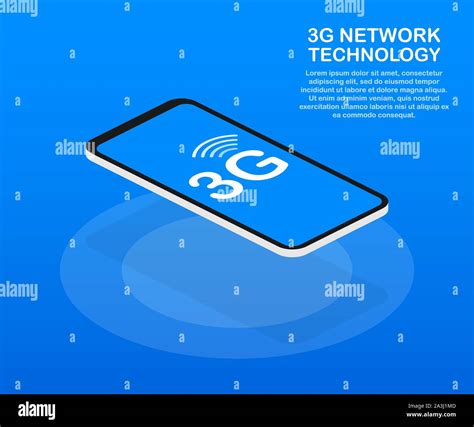 3g Network Wireless Systems And Internet Communication Network Vector