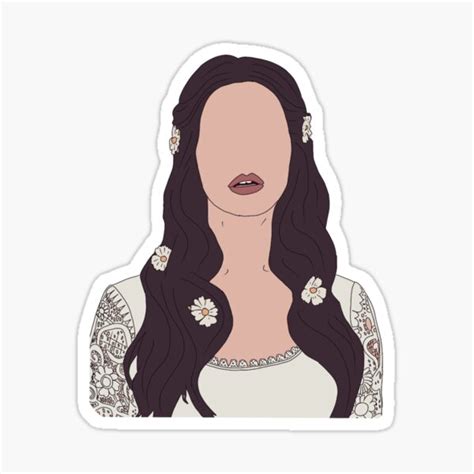 Lana Del Rey Stickers For Sale In 2022 Lana Del Rey Jasmine Drawing