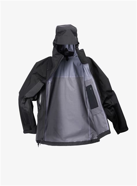 Kurtka GORE TEX Arcteryx Alpha Jacket Black Sapphire Light Vitality