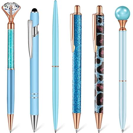 Amazon Qeeenar Pcs Fancy Pens For Women Crystal Diamond Pen For