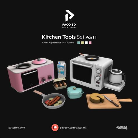 Kitchen Tools Set Part1 Pacosims