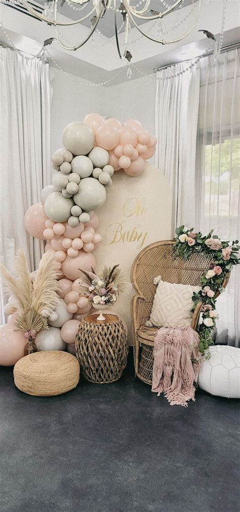Baby Shower Baby Shower Blush And Boho Baby Shower Catch My Party