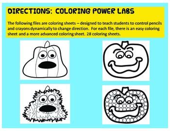 Jack O Lantern Fine Motor Warm Ups For Eye Hand Coordination Tpt