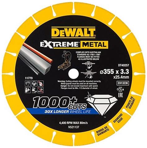 Tarcza Diamentowa Dewalt Dt40257 Tarcza Diamantowa Do Metalu Extreme