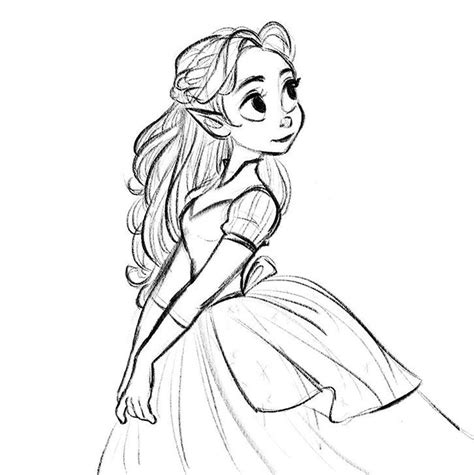 Princess Pose Reference Drawing