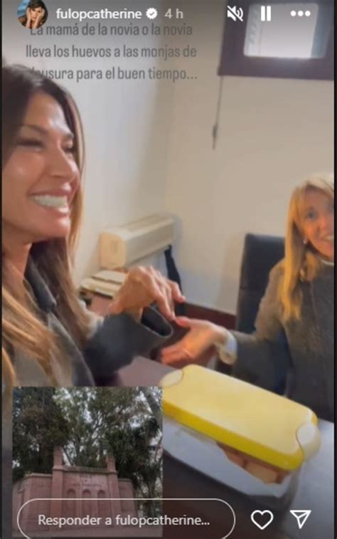 Catherine Fulop reveló el ritual que hizo antes de la boda de su hija