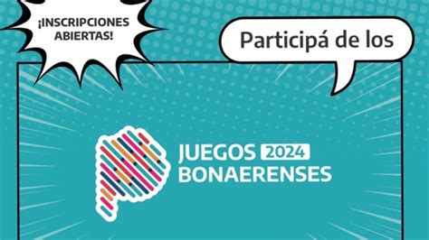 Se Encuentra Abierta La Inscripcion Para Los Juegos Bonaerenses