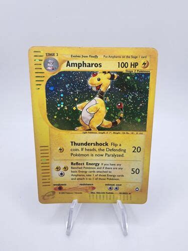 Pokémon TCG Ampharos Aquapolis H1 32 Holo 1st Edition Holo Rare eBay