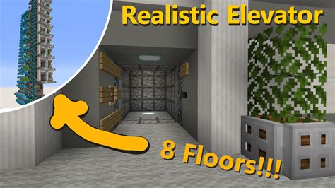 Realistic Minecraft Elevator Tutorial YouTube