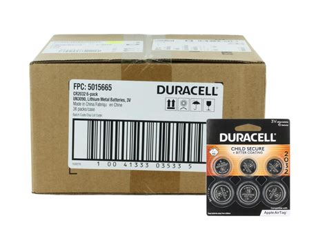 Duracell Duralock DL CR2032 - 36 Retail Cards | Battery Junction