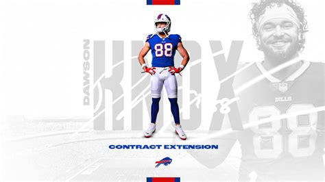 Bills sign TE Dawson Knox to four-year contract extension