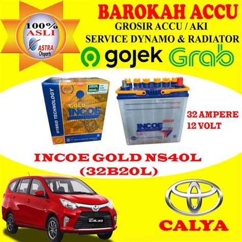 Jual Aki Mobil Toyota Calya Incoe Gold Ns L B L Ah Di Lapak