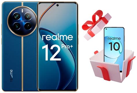 Купить Смартфон Realme 12 Pro+ 12 ГБ/512 ГБ синий + подарок в Алматы ...