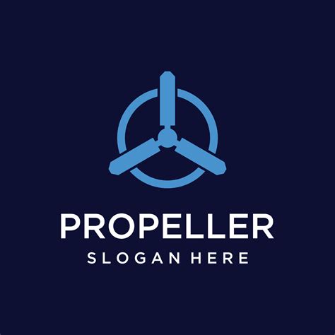 Propeller abstract logo template design of airplane, windmill, fan.Logo ...