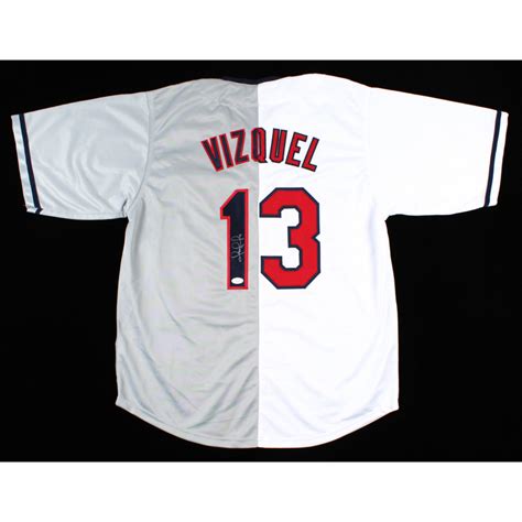 Omar Vizquel Signed Jersey JSA COA Pristine Auction