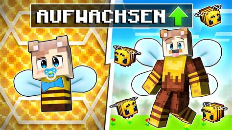 Wir Leben 24h Als Biene In Minecraft Youtube