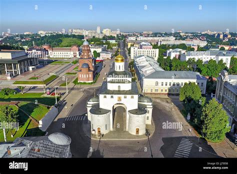 Aerial View On Golden Gate Historical City Gate Of Vladimir Russia