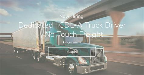 Dedicated Cdl A Truck Driver No Touch Freight At Newton Freightlines