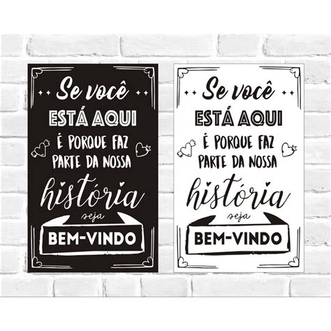 Placa Decorativa Se Voce Esta Aqui é Porque Faz Parte da Nossa