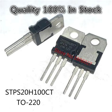 10pcs Lot Stps20h100ct 20h100 To 220 Schottky Diode Integrated