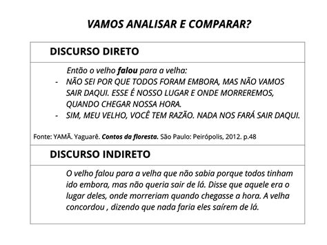 5 Exemplos De Discurso Direto E Indireto Novo Exemplo