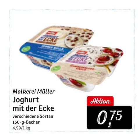 Molkerei Müller Joghurt Mit Der Ecke Angebot bei KONSUM