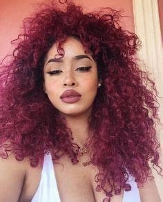 Purple Plum Curly Hair Ideas Natural Hair Styles Curly Hair