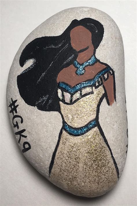 Pin By Sandy Cornett On Rock Painting Princess Painting Painted