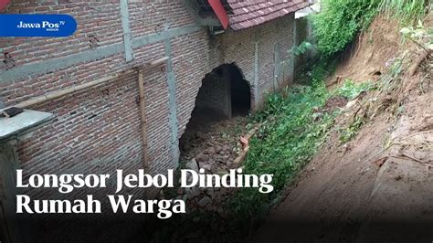 MAGETAN Longsor Jebol Dinding Rumah Warga YouTube